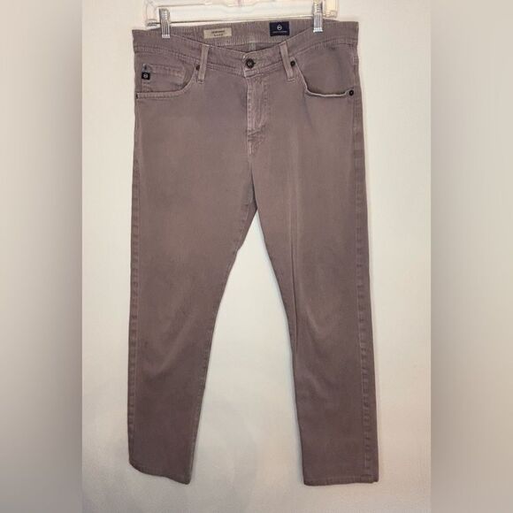 Adriano Goldschmidt GUC gray tailored leg pants Size 32 X 32 - Picture 1 of 7